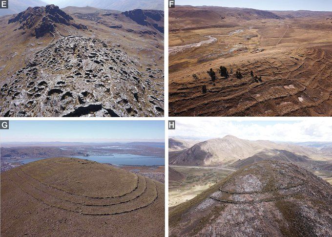 Hilltop fortifications called pukaras dating from ~AD 1000-1450 are common in the Andean highlands #HillfortsWednesday Using satellite imagery, researchers have identified 1249 pukaras, suggesting this period was defined by political conflict. 🆓 buff.ly/3xnA5Md