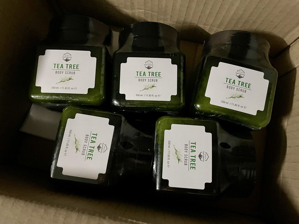 tnpcher's tweet image. พร้อมส่ง 3 กระปุก สครับผิว Tea Tree 350 ml. (ไม่แกะซีล)
ไม่มีแอลกอฮอล

กระปุกละ 209 บาท รวมส่ง ems ค่ะ 
#พร้อมส่ง #teatree #สครับผิว