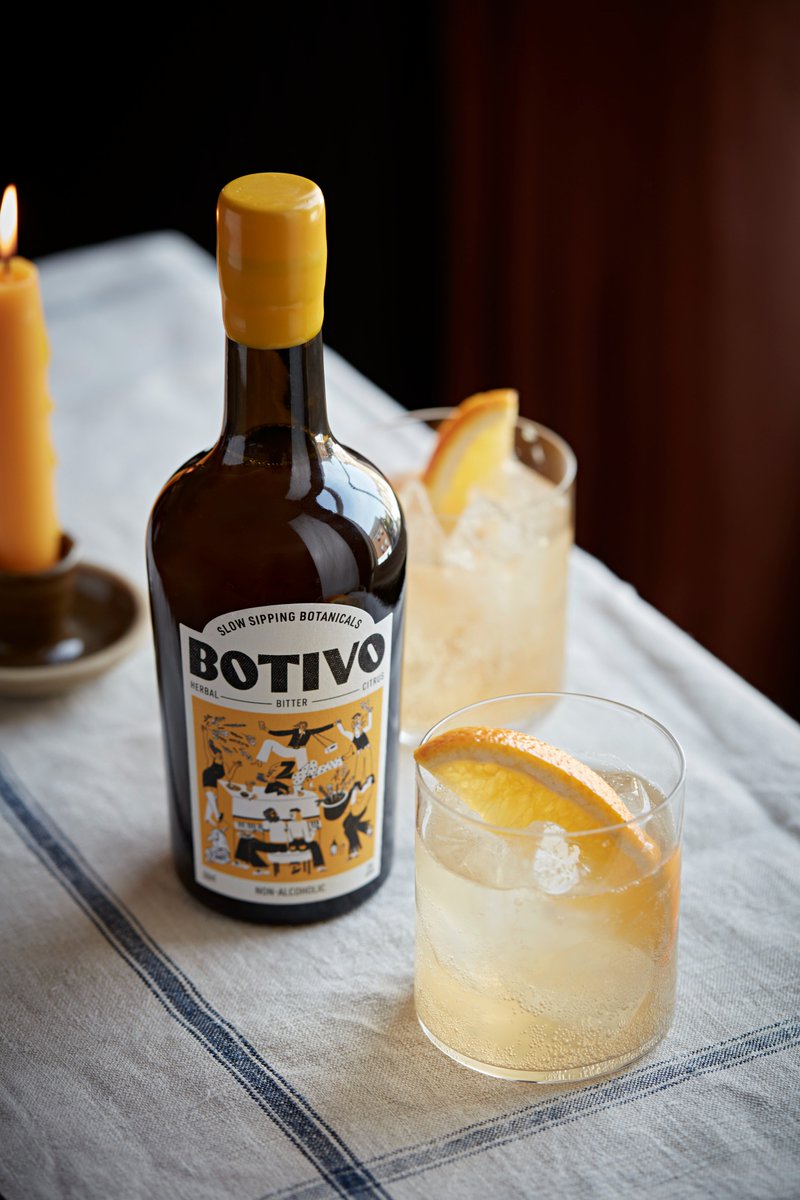 NEW in! 

@botivodrinks is the botanical 0% aperitivo we just can't get enough of RN. 

Try the signature serve over ice, with soda and an orange slice: your perfect pre-dinner aperitif.

Get your mitts on a bottle from the #Drydrinker online shop now.