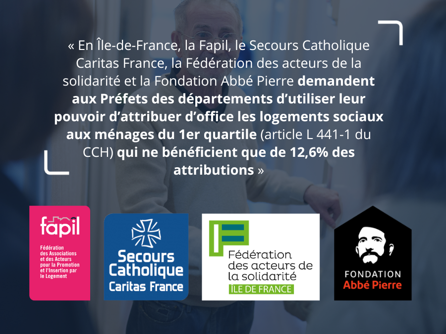 🚨 Nous nous engageons au quotidien à accompagner les personnes sans domicile fixe, hébergées et mal logées à Paris, en situation de précarité. Nous souhaitons attirer particulièrement l'attention sur le sort des 25 % de demandeurs aux ressources les plus faibles.