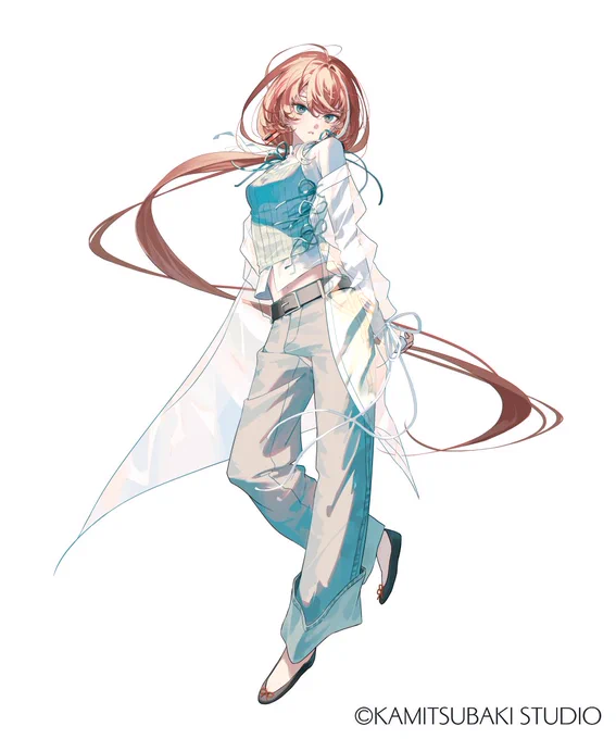明透さんの新曲「Spiral」の立ち絵を制作致しました!夜明けの光を感じさせる素敵な楽曲です お声も映像も透明感がすごいので是非聴いて観てください!何卒～ 