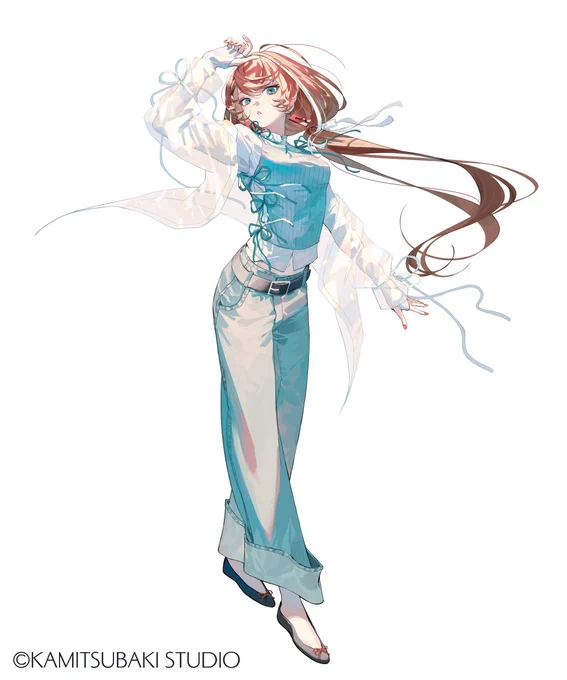 明透さんの新曲「Spiral」の立ち絵を制作致しました!夜明けの光を感じさせる素敵な楽曲です お声も映像も透明感がすごいので是非聴いて観てください!何卒～ 