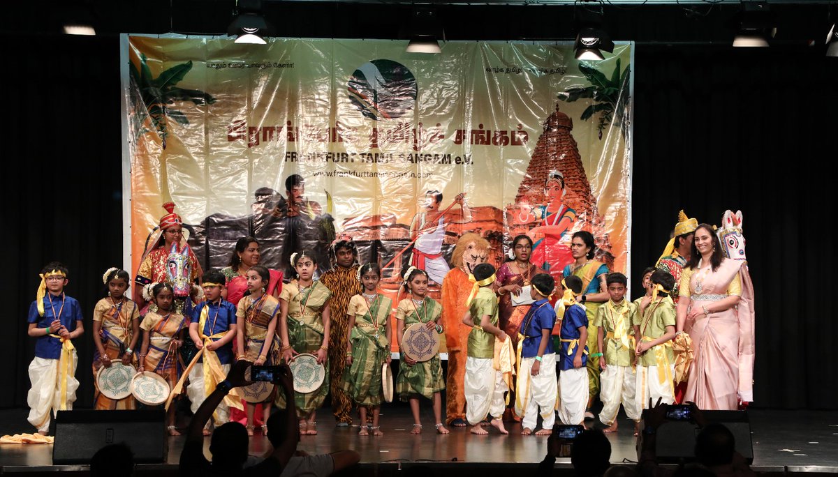 CG @mubarakbs attended FTS Annual Cultural Festival 2024 organized by Frankfurt Tamil Sangam in Frankfurt Titus Forum. FTS members showcased various aspects of folk-based #tamilculture such as martial arts, classical dance Bharatanatyam, and traditional folk dances. @MEAIndia
