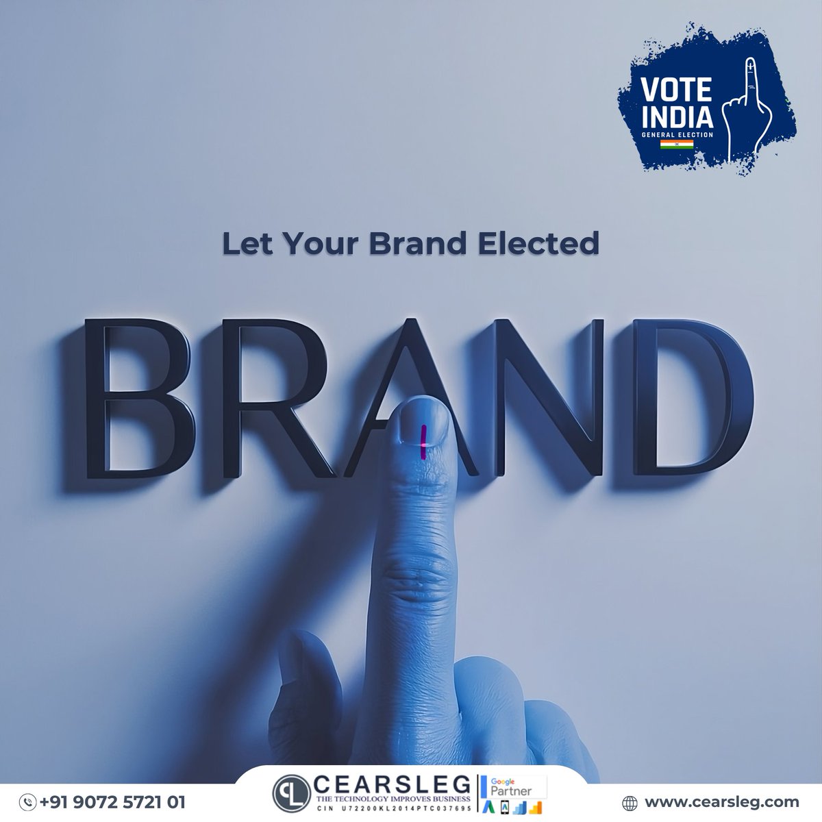 Dominate the digital arena with our winning digital marketing campaigns. Every click is a vote, and we'll make sure your brand gets elected by your target audience.
#brandingagency #brandingstrategy #digitalmarketingexpert  #branding #cearsleg  #voteindia