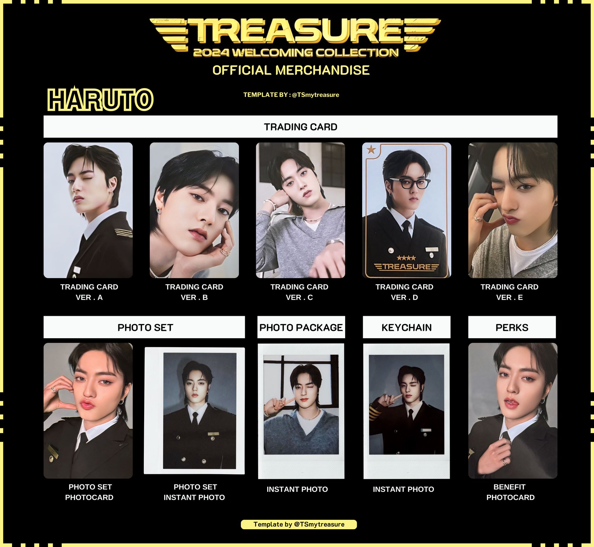 treasure ハルト　特典　MD　シーグリ TREASURE ハルト シーグリ 2024 特典 Weverse Ktown - メルカリ