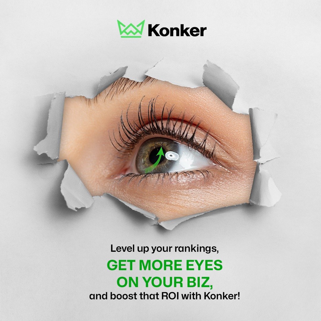 Wanna take your biz to the next level? Konker's got the keys to boost your rankings, amp up visibility, and skyrocket that ROI!

Don't settle for average when you can crush it with Konker!

#KONKER #boostbusiness #ROI #freelancemarketplace