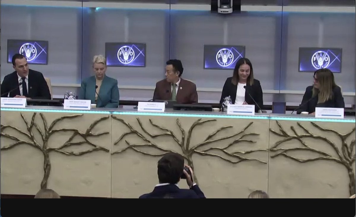 Launch of the 2024 Global Report on Food Crises #GRFC24 happening now!🔴 Leaders speak to the staggering figures showing increased #foodsecurity levels, calling for more funding, more efficiency, more joint up action. @Habibmayar 📺 Online bit.ly/GRFC2024launch…