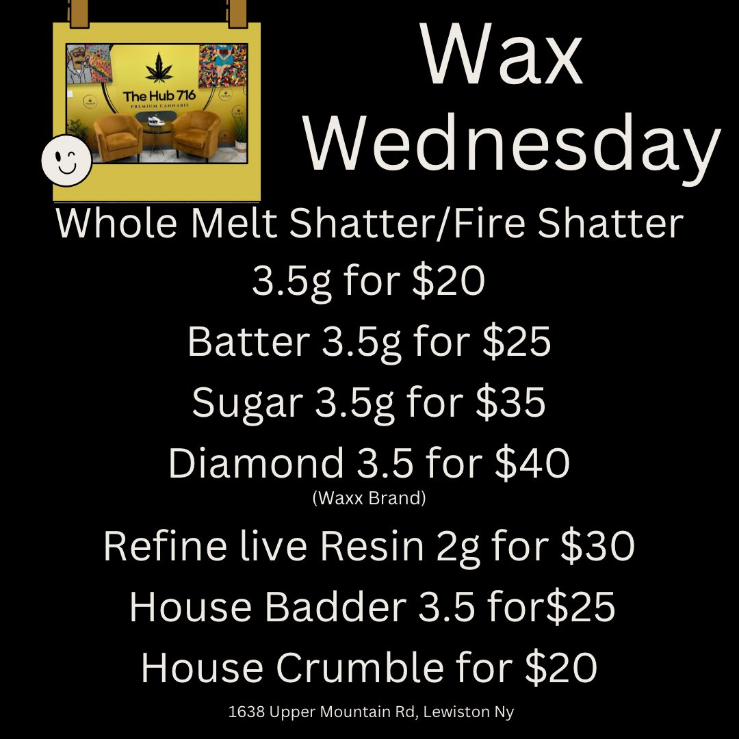 Wax Wednesday!! Come check it out! 😮‍💨😮‍💨
