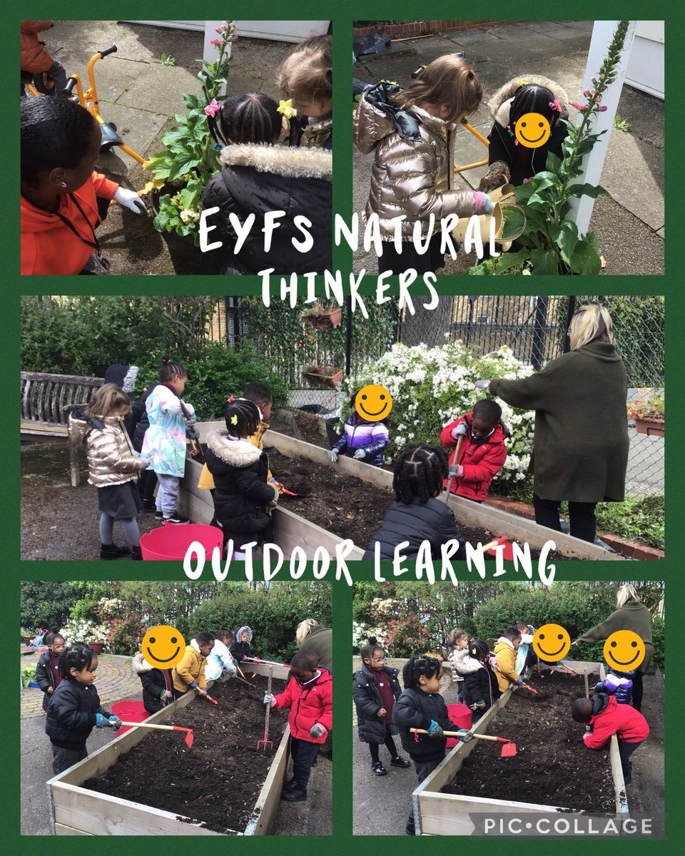 latanya_simms's tweet photo. Nursery are busy having fun, weeding, raking, planting flowers, plants &amp; preparing our planter ready to plant various seeds! #Gardening #Outdoorlearning @N_ThinkersHMPS @HerbMorrPriSch https://t.co/xR29IEbWeH