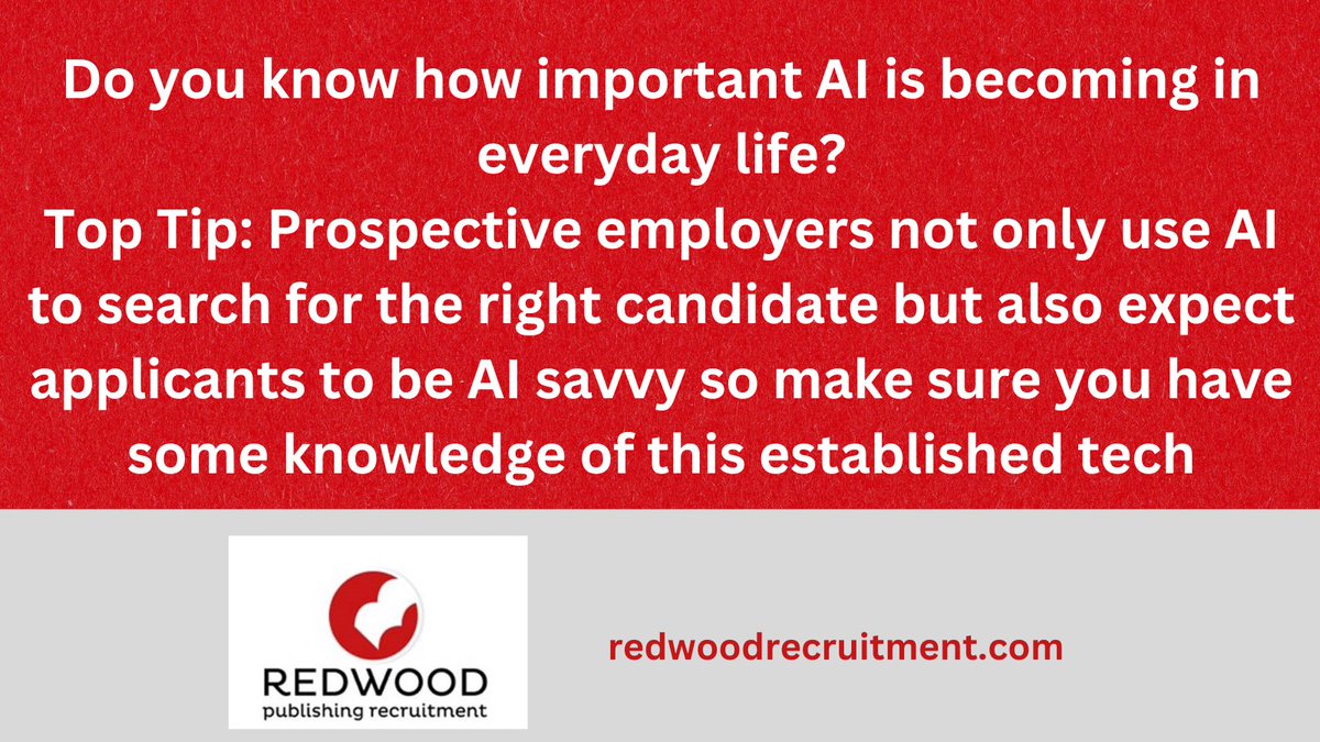 If you have not already, it's time to add AI to your skillset... #jobsinpublishing #newpublishingjob #AI