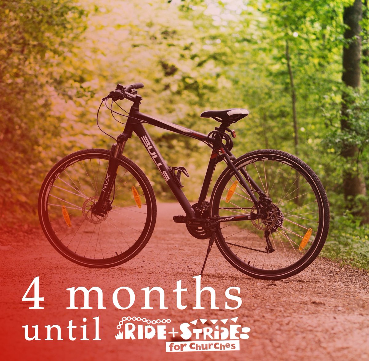 That's right, the countdown is on! It's now just 4 months until September and that means just 4 months until Ride + Stride 🙌 Which churches are you hoping to visit this year? #church #explorechurches #explorebritain #history #gloucestershire #visitchurches #heritage