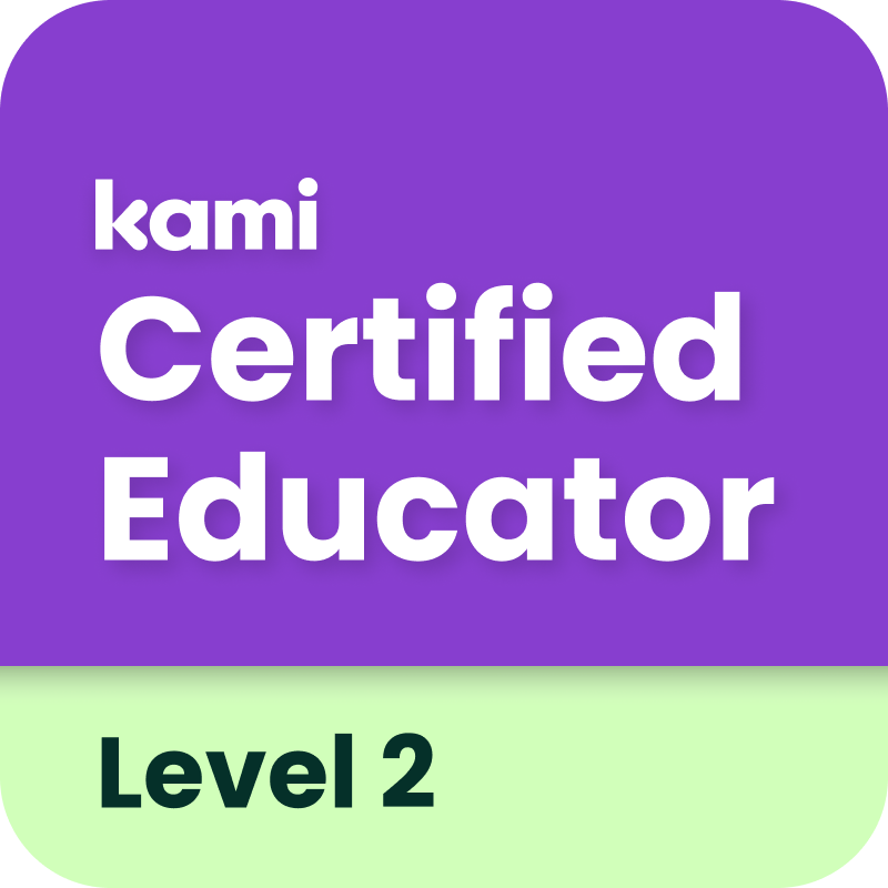 🙂 to have re-upped w/@KamiApp's revamped + relaunched Level 1 & 2 certification courses💡 Learn all the time-saving workflows, integrations, & teacher tips in under 30 minutes, plus earn badges + certificates to share 🏅 #edtech #teachers Apply now ⬇️ kamiapp.com/certified/