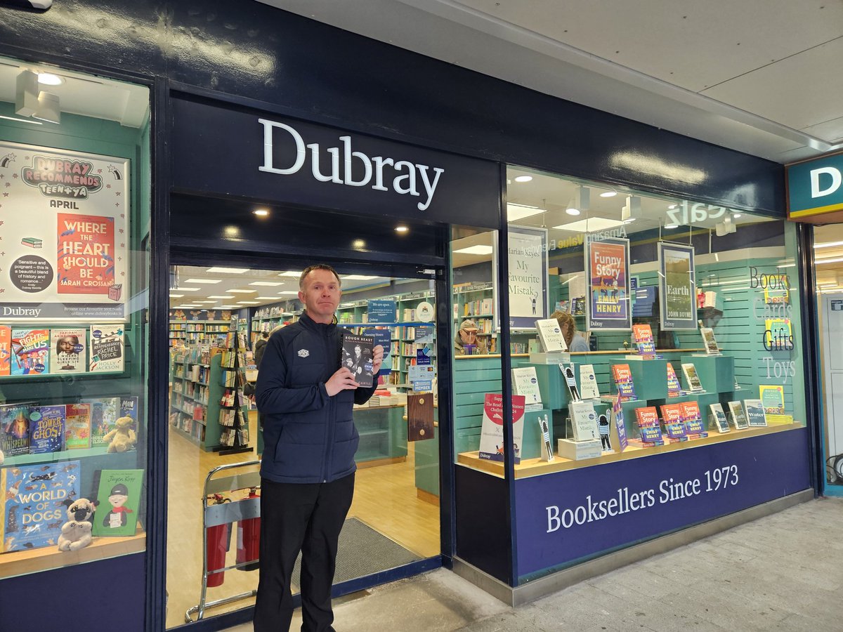 Máiría Cahill (@cahillbooks) on Twitter photo Great to speak to the History and Politics class at Oatlands College Stillorgan, and I have signed copies of Rough Beast in Dubray in Stillorgan shopping centre. Here's the Deputy Principal <a href="/bobjbrowne/">Bob Browne</a> with his copy. Great to speak to the History and Politics class at Oatlands College Stillorgan, and I have signed copies of Rough Beast in Dubray in Stillorgan shopping centre. Here's the Deputy Principal <a href="/bobjbrowne/">Bob Browne</a> with his copy.