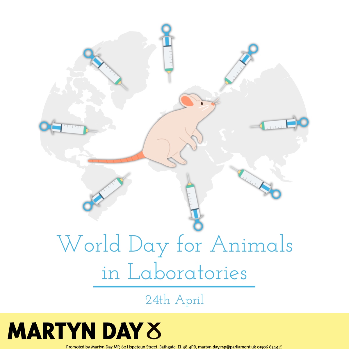 Over 192.1m animals worldwide are used for scientific purposes. This World Day for Animals in Laboratories, let's commit to ending the suffering of animals by ending the barbaric practice of animal testing and promoting cruelty-free research. #WDAIL2024 #stopanimaltesting ❌