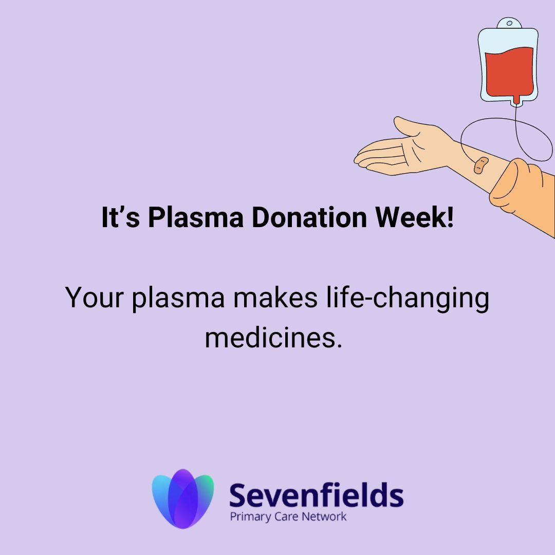 It's #PlasmaDonationWeek!

If you've ever thought about donating plasma or want to know more information, visit the Give Blood website here ➡️ buff.ly/3AH4OAf