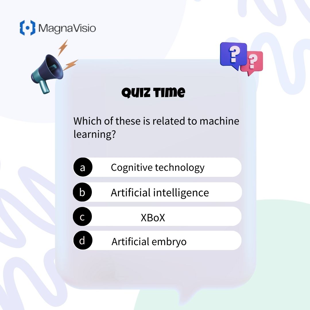 Can you spot the option related to machine learning? 🤔 Test your knowledge and let us know in the comments below! 🧠💡 #MachineLearningQuiz #TestYourKnowledge #Magnavisio