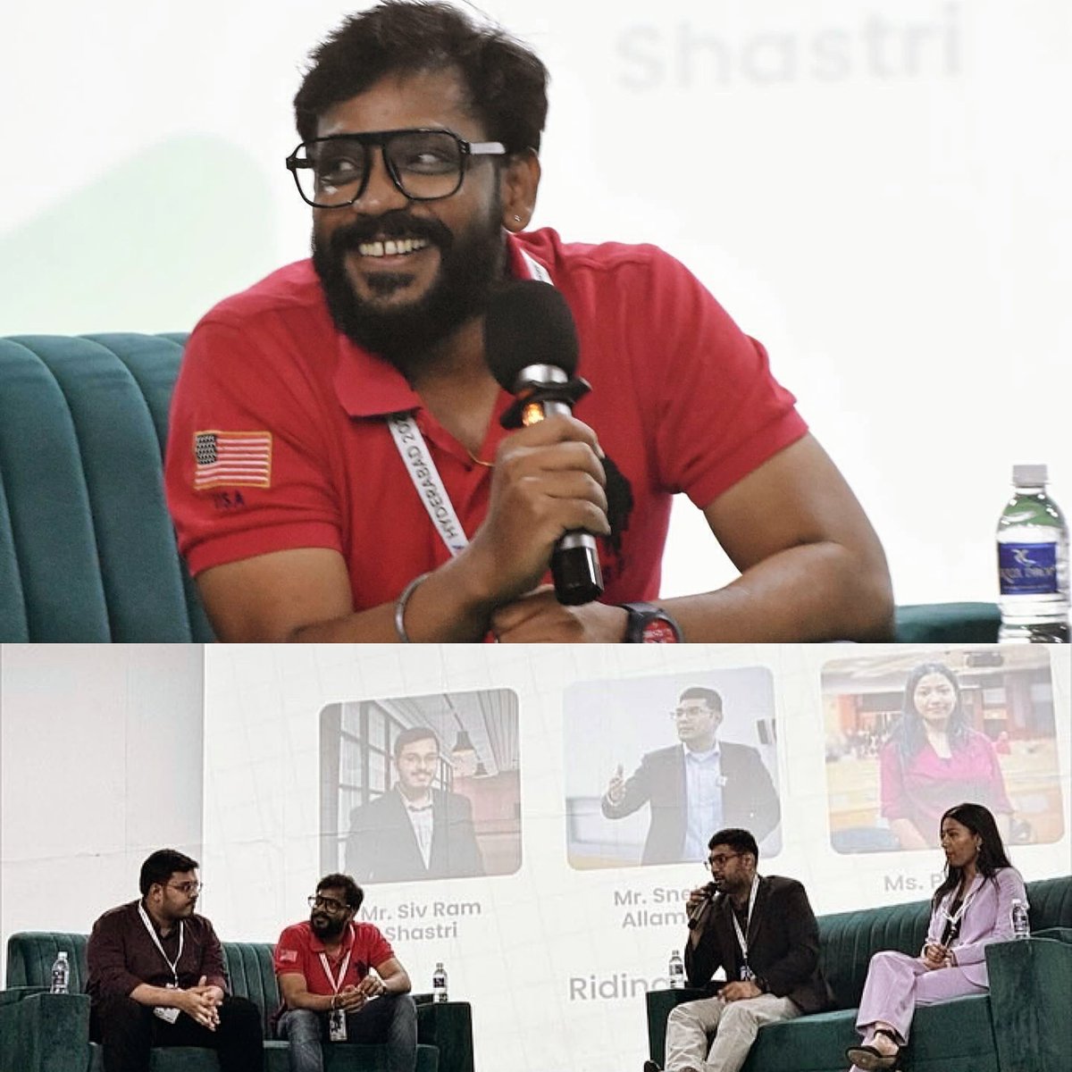 Speaking from the heart, fueled by passion and truth. Grateful for the opportunity to share my voice on the panel. 🎤 #gratitude 🙏🏼 @gdsc_wow_hyd @watrutalkin @sivramshastri @PranaliBose