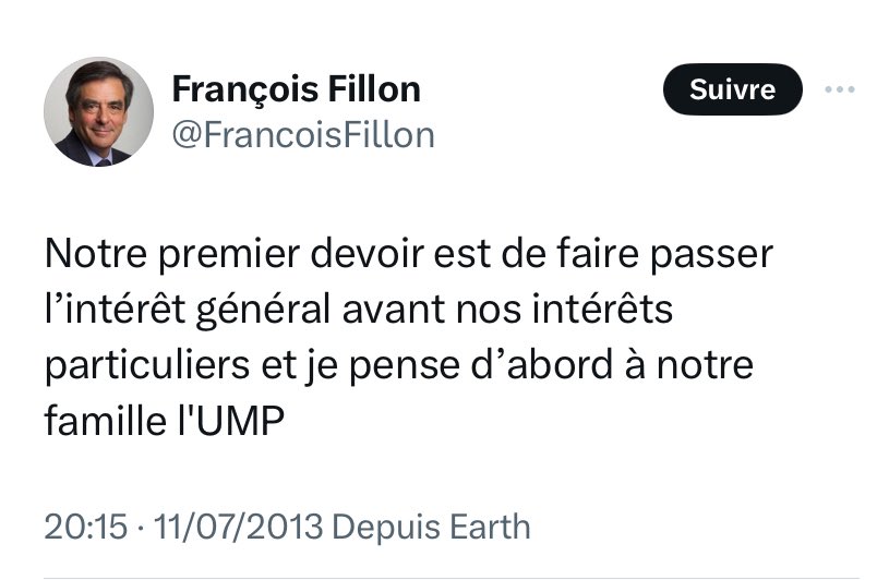 La cour de cassation reconnaît François Fillon définitivement coupable dans l’affaire des emplois fictifs de sa femme. Ça vaut bien une petite archive…