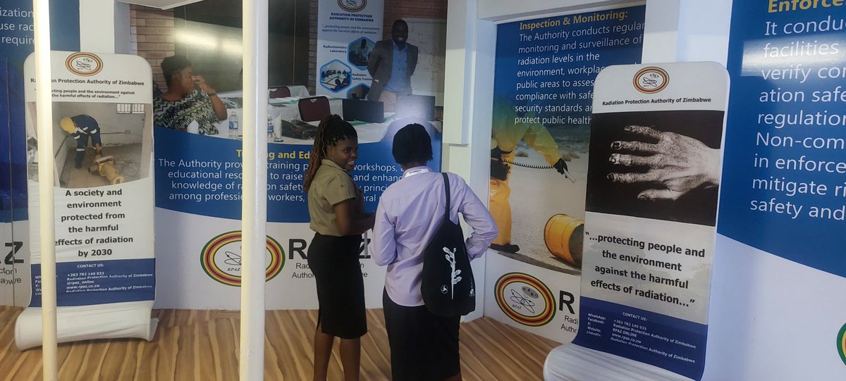 rpaz_online's tweet photo. 🌟 Join us at the Zimbabwe International Trade Fair! 🌍 Discover the future of radiation protection at our exhibition stand. 🛡️ Don't miss out! Please stop by our stand and learn how we're pioneering a safer tomorrow. #ZITF2024 #RadiationProtection #ZimbabweSafety 🇿🇼✨ https://t.co/uCXNFu9NyU