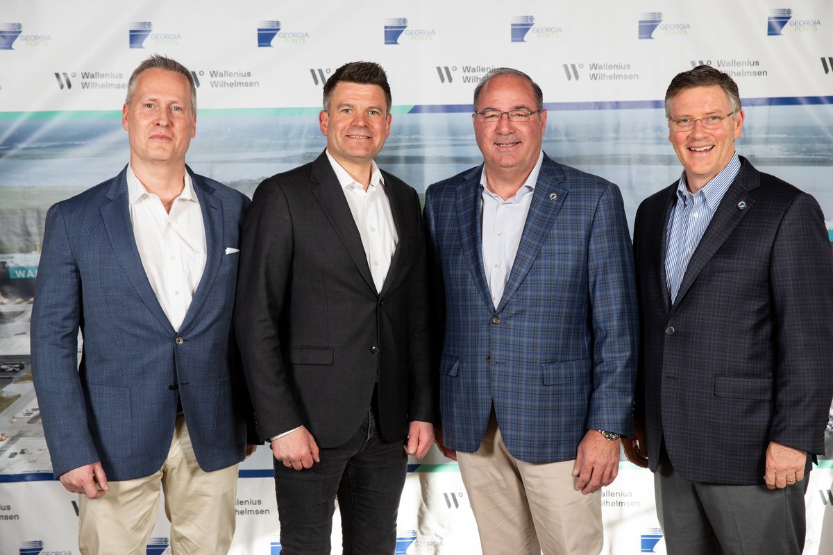 Georgia Ports Authority, Wallenius Wilhelmsen sign terminal agreement in Brunswick @GaPorts is excited to expand our partnership with Wallenius Wilhelmsen in the Port of Brunswick to help serve their future supply chain goals with customers. gaports.com/press-releases…
