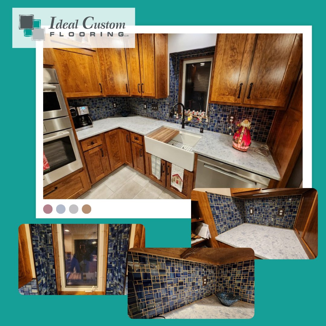 Ready for a kitchen makeover? Our countertops are the perfect starting point. Contact (262)623-6608 or click idealcustomflooring.com. #KitchenMakeover #QualityInteriors