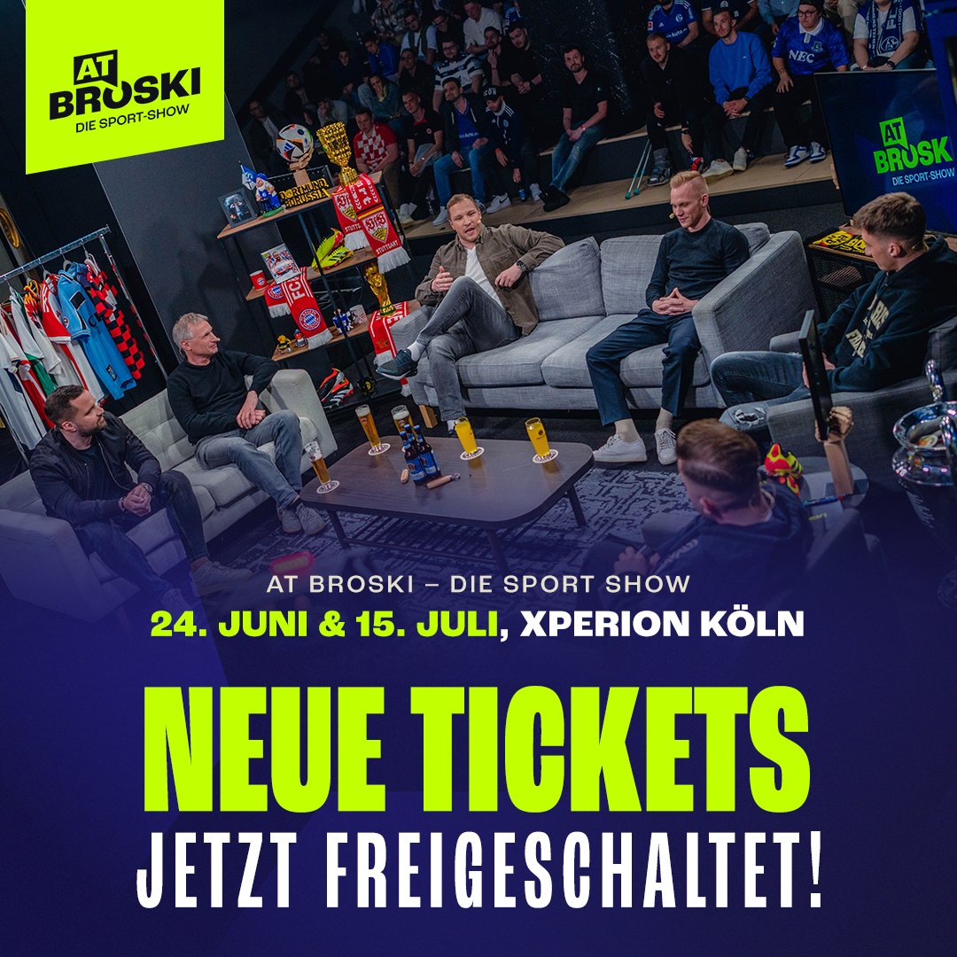 🚨 Neue Tickets jetzt freigeschaltet! Seid schnell und sichert euch euer Ticket für die Shows am 24. Juni und 15. Juli im Xperion in Köln. 👉 eventim-light.com/de/a/62500c9cb…