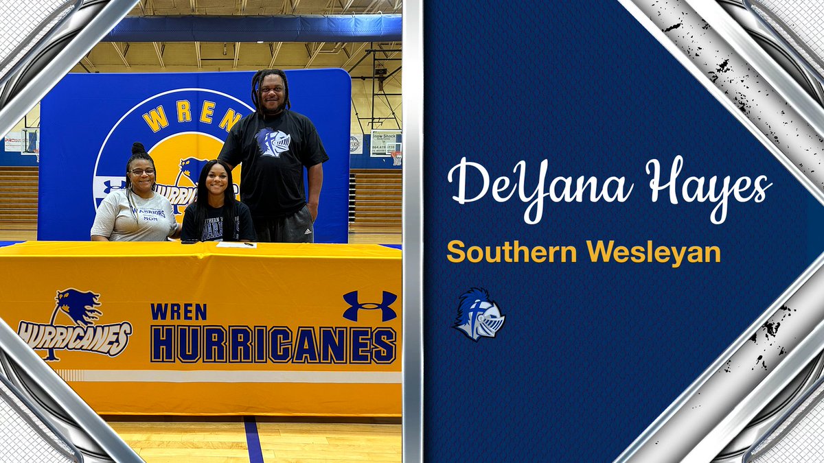 🏀 Congratulations to DeYana Hayes on signing with Southern Wesleyan University