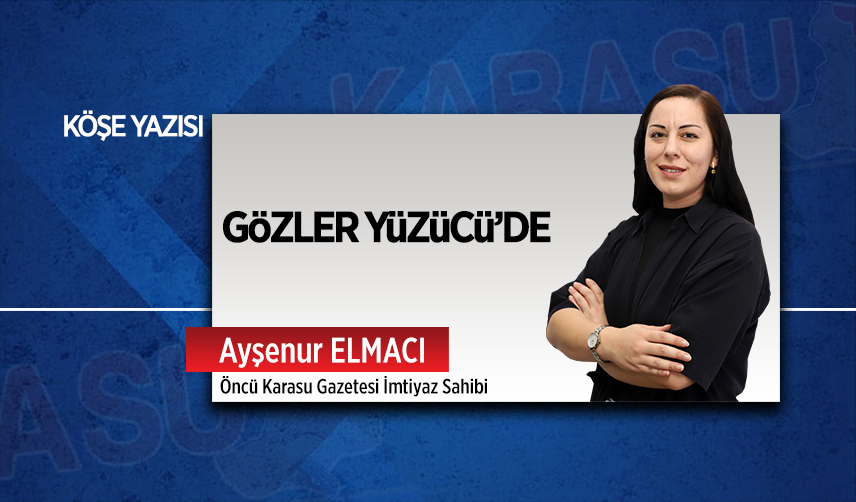 GÖZLER YÜZÜCÜ’DE 
(Öncü Karasu Gazetesi İmtiyaz Sahibi Ayşenur Elmacı yazıyor):

Tıkla-Oku: karasuhaberleri.com/gozler-yuzucude

#sakarya #karasu #köşeyazısı #ayşenurelmacı #karasuhaberleri #öncükarasugazetesi - @AysenurElmac