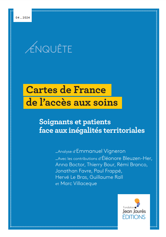 La Fondation @j_jaures sort un rapport passionnant sur les inégalités territoriales d'accès aux soins, coordonnées par Emmanuel Vigneron, appuyé sur un échantillon de plus de 200 millions de consult effectuées via @doctolib. En voici un résumé en 8 cartes ! 🧶 (1/10)