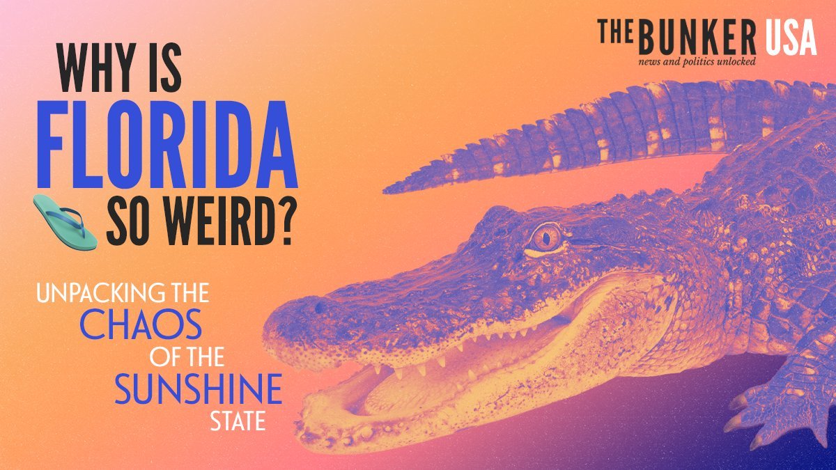 More evidence that Florida is... weird. Want to find out why – listen back to this episode with @Nndroid and @craigtimes➡️listen.podmasters.uk/BK240424Florid…