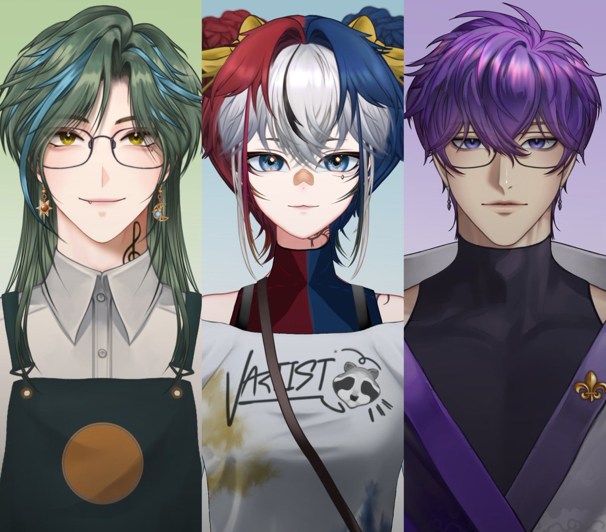 Vartist_SYT's tweet photo. โมเดลที่วาดปล่อยครบแล้วทั้ง3คนแหละคุณร ดีใจ~

รู้เลยถนัดคนหล่อ555555
#วีทูปเบอร์ไทย https://t.co/nHLDKUXMTh