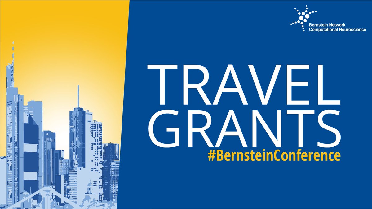 🚨Attention students, PhD candidates and postdocs!
💸We offer 10 Travel Grants for the #BernsteinConference!
🗓️Apply until June 12, 2024, 15:00 CEST

👉bernstein-network.de/bernstein-conf…