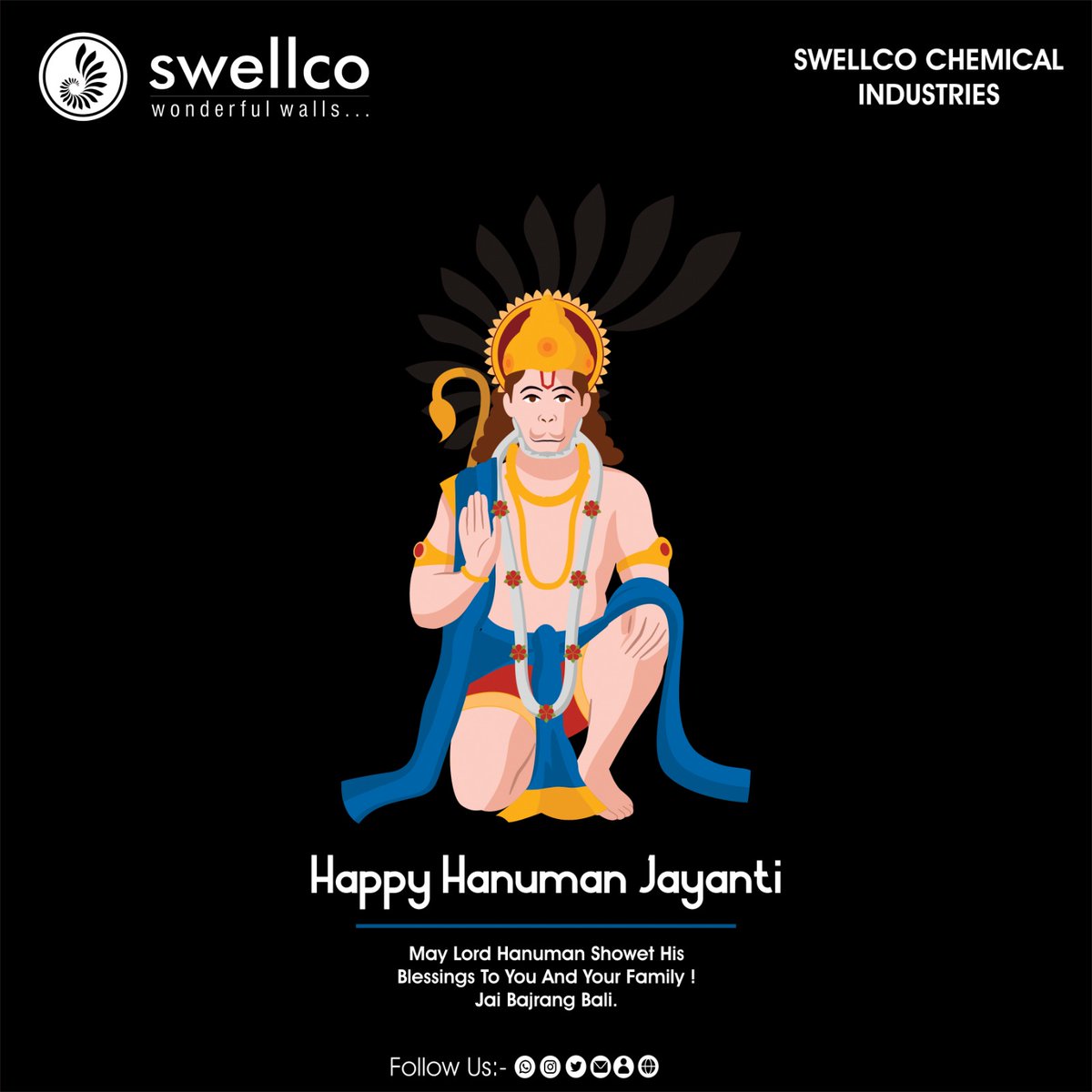 LlpCeramic's tweet photo. I wish you a HAPPY HANUMAN JANMOTSAW to all &amp; Congratulate all by a leading Group of manufacturers of Porcelain/ceramic tiles - M/s Swellco Ceramic from India 

Pradip Kumar
M/s Swellco ceramic, Morbi, India.
Mail: info@swellcoceramicllp.com
WhatsApp: +916356107222 https://t.co/GQv1VtzOxq