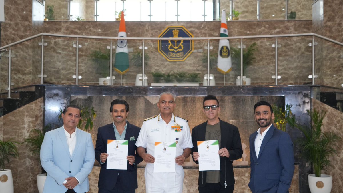 Ritesh Sidhwani, Farhan Akhtar’s Excel Entertainment, and  Sunshine Digimedia, announces #OperationTrident !! 

The film will showcase #IndianNavy’s missions during the #1971IndoPakWar and this looks interesting 👍🏻👏🏻

@indiannavy @SpokespersonMoD @ritesh_sid @FarOutAkhtar