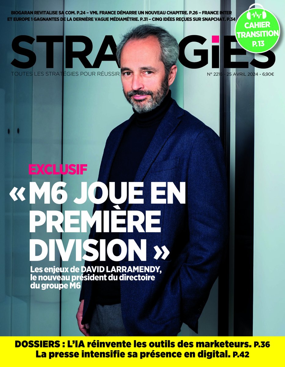 Stratégies numéro 2216, disponible dès maintenant. 🗞📫 Commandez le numéro : bit.ly/4dpGSWj 📩 Abonnez-vous à notre formule digitale, pour 20€40 : bit.ly/3Gq5ShU