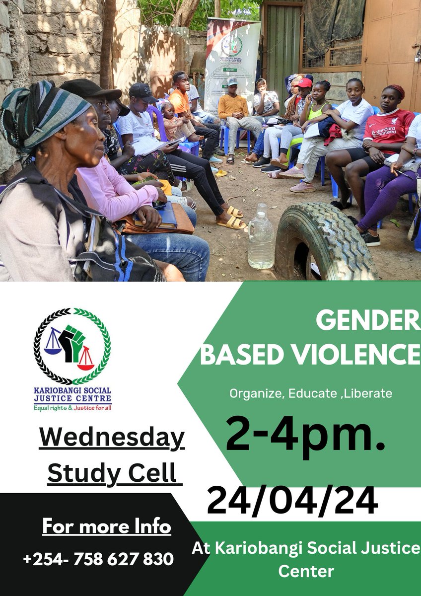 Ongoing Discussion on Gender Based Violence Measures amidst Climate Crisis. #WednesdayStudyCell @ActionAid @KariobangiSJC @ChangersKenya @malamacowiti @SemaUkweliKenya