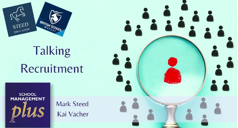 Listen in to our new Talking Recruitment podcast with Mark Steed and Kai Vacher, who look at how to attract good teachers amid a global teacher supply crisis 👇 #teacherrecruitment @SteedEdu @principalmuscat buff.ly/3UfiHkf