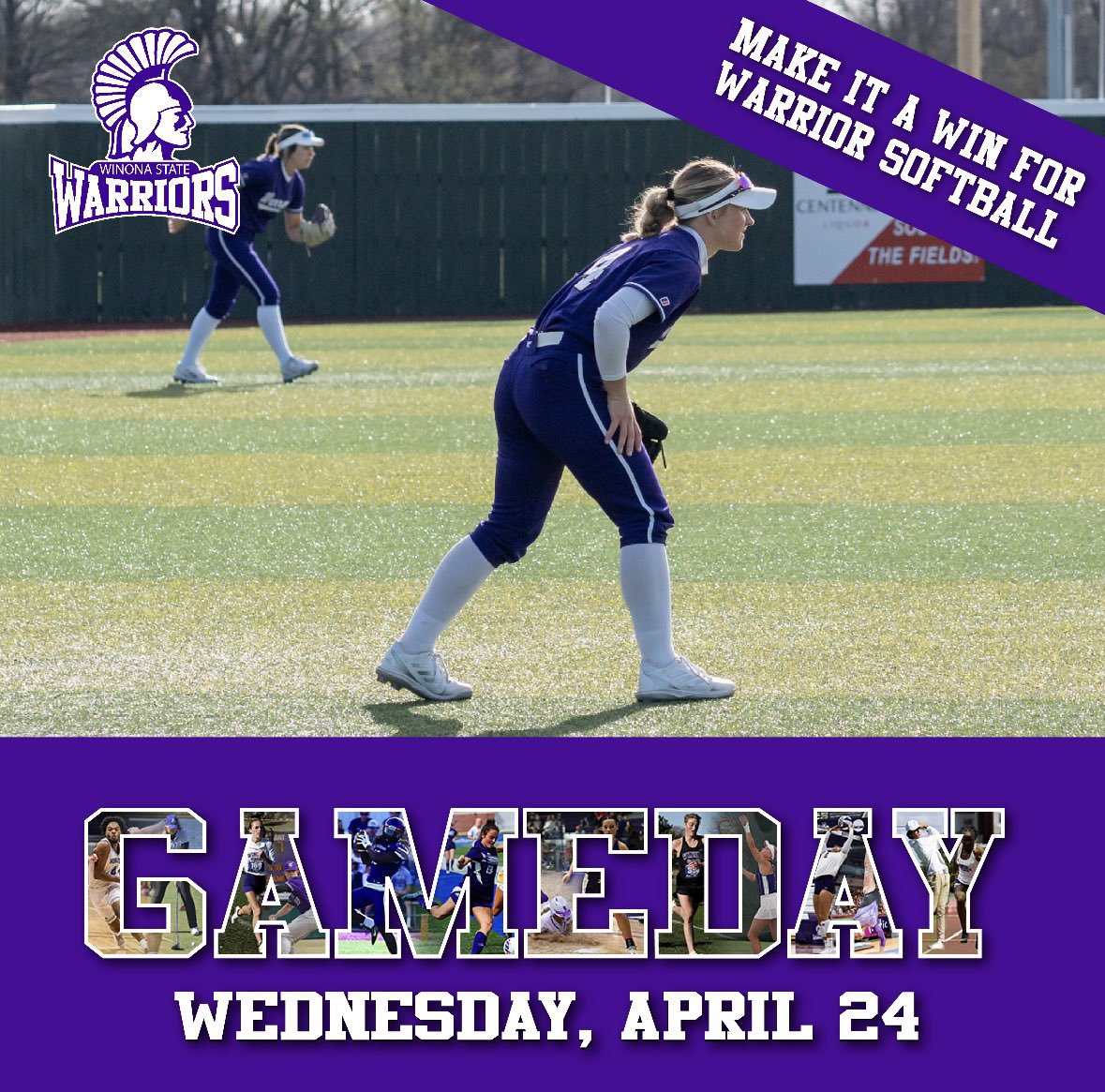 WinonaStateSB's tweet photo. Today is the day! 

Our annual WSU Softball Giving Day! Please click the link below to show your generosity to WSU Softball! We appreciate YOU and your continued support, Warrior Nation! Thank you!

https://t.co/XqZz5WbJIc https://t.co/5sXuSfuZBu