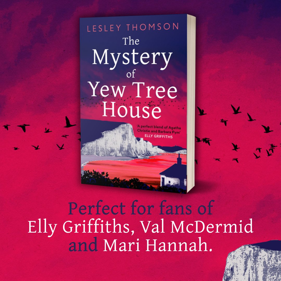 'Lesley Thomson at her considerable best - you’ll laugh, you’ll cry, you’ll never guess' ELLY GRIFFITHS

@LesleyjmThomson is back with the latest psychological procedural in the #DetectiveDaughters series #TheMysteryOfYewTreeHouse 🦅 

Out now in PB: amzn.to/3IIo3iV