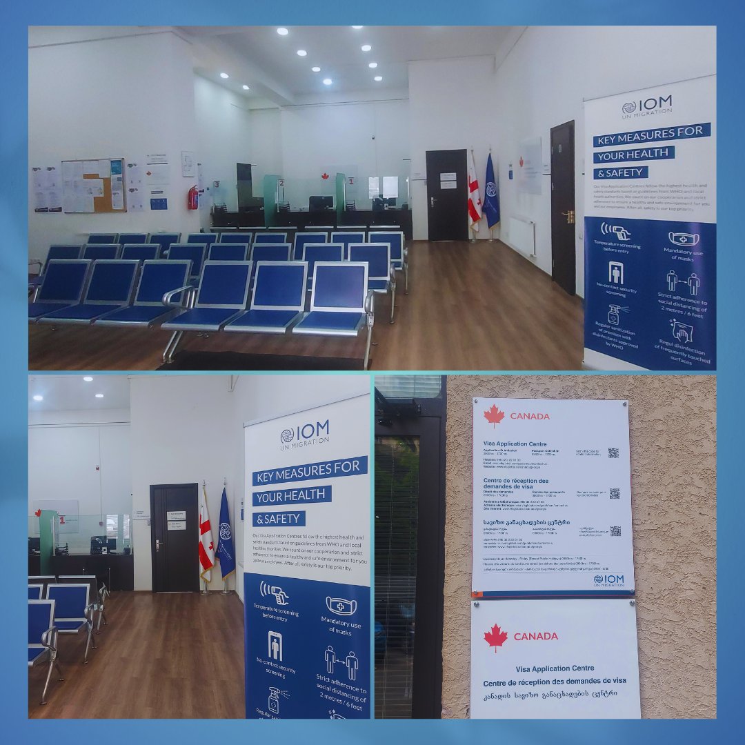 🇨🇦 CVAC Tbilisi, operated by #IOMGeorgia, offers visa support services: appointment scheduling, application collection, biometrics, and passport return. IOM runs 36 global CVACs, ensuring safe migration & protecting migrants. 
📍Located at 9 Nikoloz Kipshidze St, #Tbilisi 🇬🇪