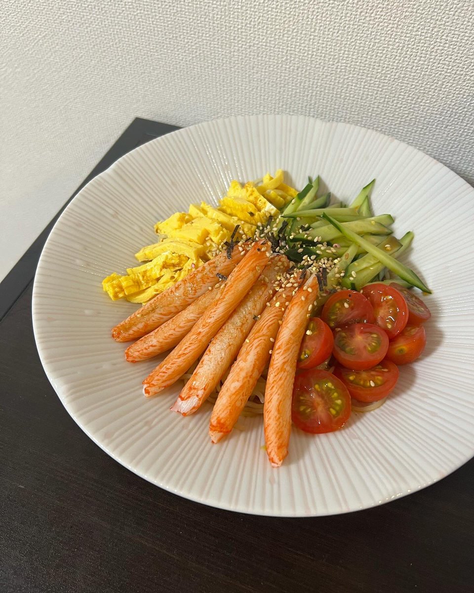 いただきます
#冷やし中華
#あさひめし