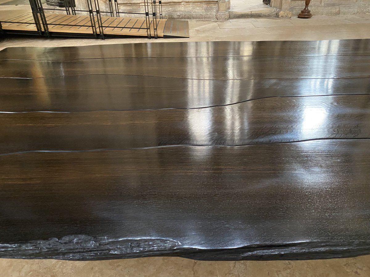 Our visitors are awestruck (and not just by the cathedral 😉)
What a beautiful piece of black oak carpentry- come and see the 5000 year old Table for the Nation at @LincsCathedral until NEXT Easter!
#LincsConnect #history #craftmakersuk