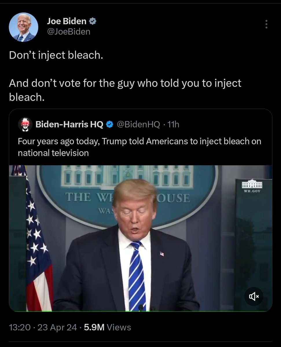 @lukepbeasley Always take a screenshot of epic X posts ... there will be a time in this USElection cycle you'll need to bring the receipts!!! 

#DarkBrandon2024
#VoteBlueToSaveDemocracy