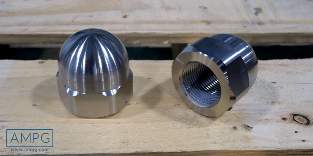 Extra large stainless steel #acornnuts offer high corrosion resistance and a touch of elegance. Perfect for outdoor applications or any project needing a heavy-duty #fastener with a decorative touch.  #stainlesssteel #industrialdesign #construction