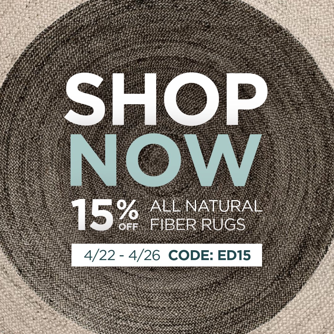 🕰️ Timeless + sustainable - the perfect combination. 🌿

Find a new rug for your home today - and get it at a discount when you use Earth Day sale code ED15: bit.ly/3Ikm3vo

#RugSale #InteriorDesign #SustainableChoices #EarthDay