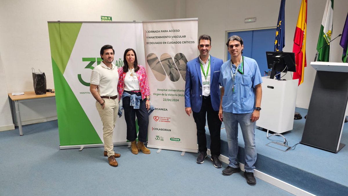 samiuc_uci's tweet photo. La I Jornada para Acceso y Mantenimiento Vascular Ecoguiado en #UCI organizada por nuestro GT de Cuidados de #Enfermería fue un éxito. 
Han participado más de 180 profesionales de la Enfermería de Cuidados Críticos de varios centros andaluces. ¡Gracias!👏
https://t.co/LOypSGfl0e https://t.co/7TwZHuYXLp