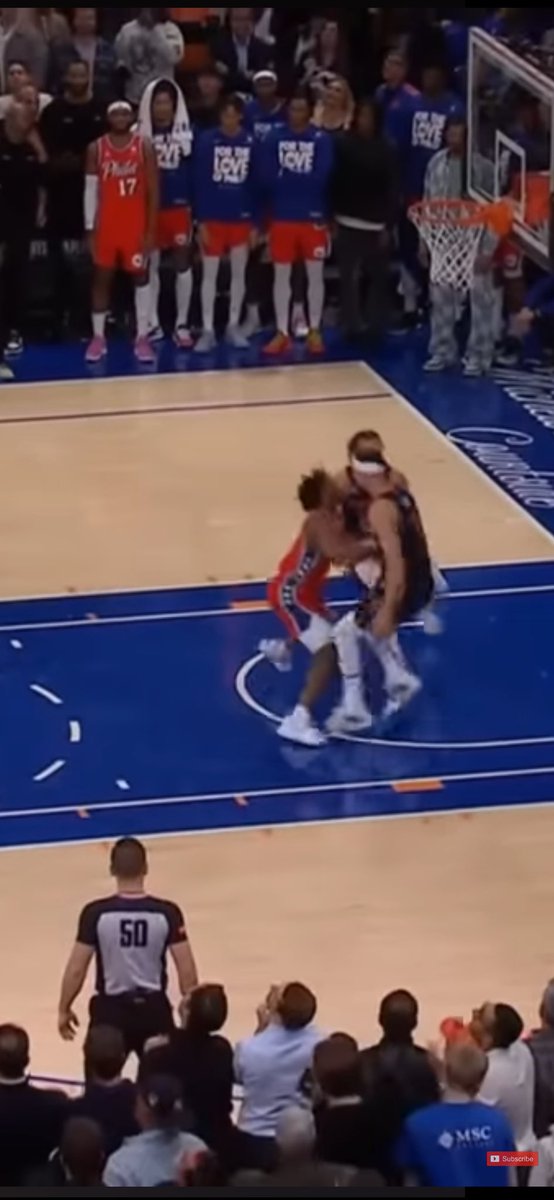 spad23's tweet photo. @stephenasmith I haven’t heard anyone talk about this foul. The refs were bad yes but we still needed to make the plays https://t.co/SmG5OuZegH
