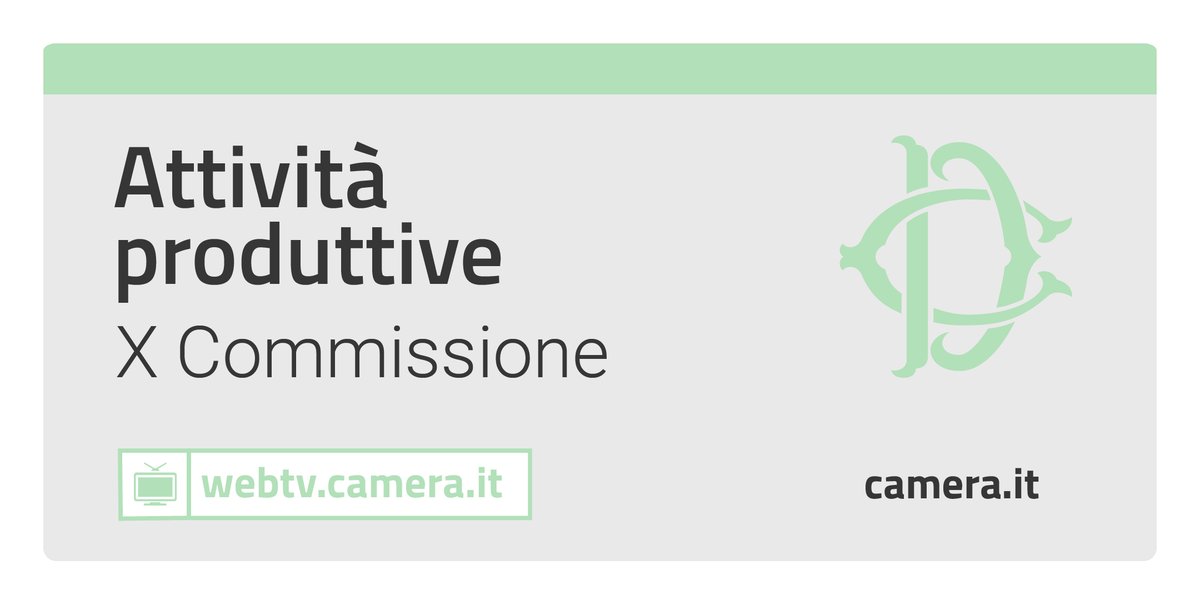 In Commissione #AttivitàProduttive, interrogazioni a risposta immediata su questioni di competenza del Ministero dell’Ambiente e della Sicurezza energetica. Segui la diretta: bit.ly/AttivitaProdut… #OpenCamera