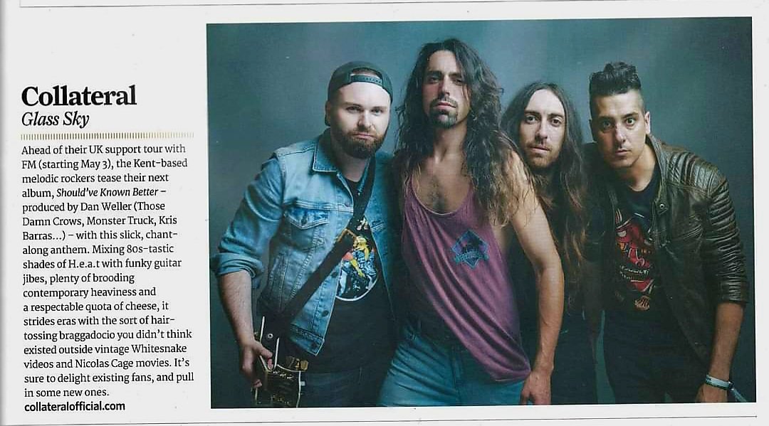 A fantastic 'Glass Sky' write up in @ClassicRockMag this month, @collateralrocks, @Whitesnake & Nicolas Cage all mentioned in the same sentence!!! facebook.com/share/p/PDP1zM…