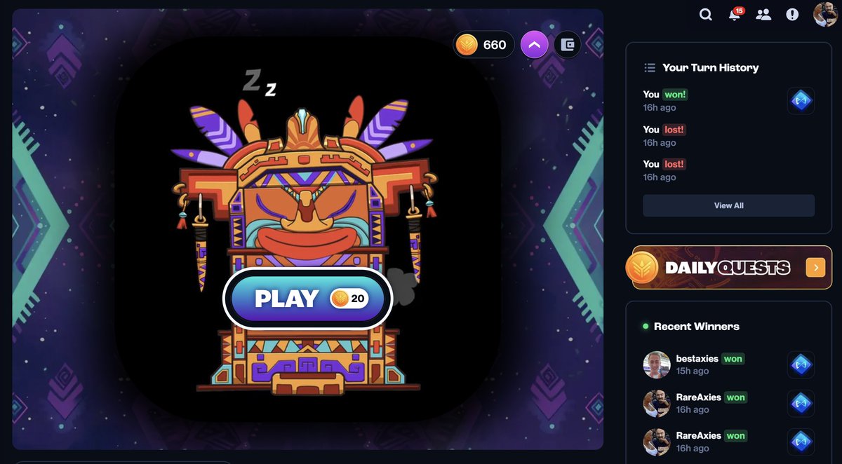 We're a few days from launching The Blessings Machine, which is our spin on gacha 🎲 Would you want to see @ThePixlverse pets in the prize pool? 🤔 1/4